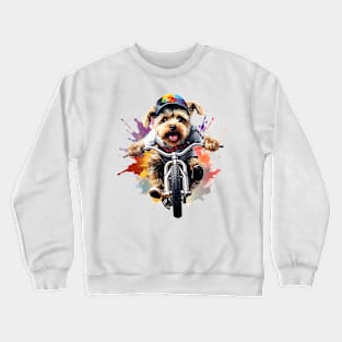 dog bmx Crewneck Sweatshirt